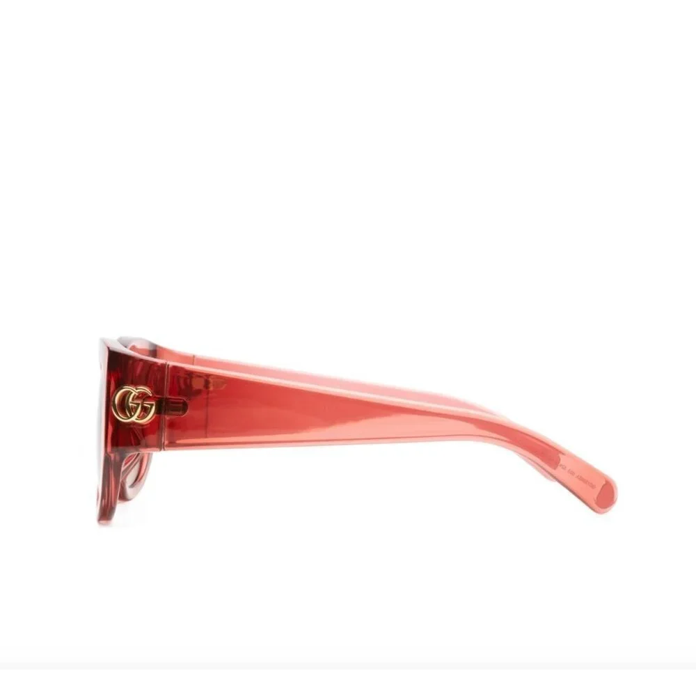 NWT Gucci GG1599SA-003 Red Cat Eye 52mm Sunglasses